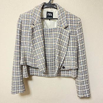 Amazon.co.jp: ZARA ツイードジャケット タイトスカート